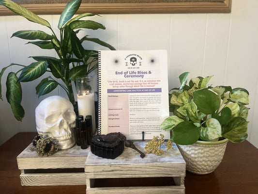 End of Life Ceremonies & Rites Booklet with EOL Ritual Roller Bottle