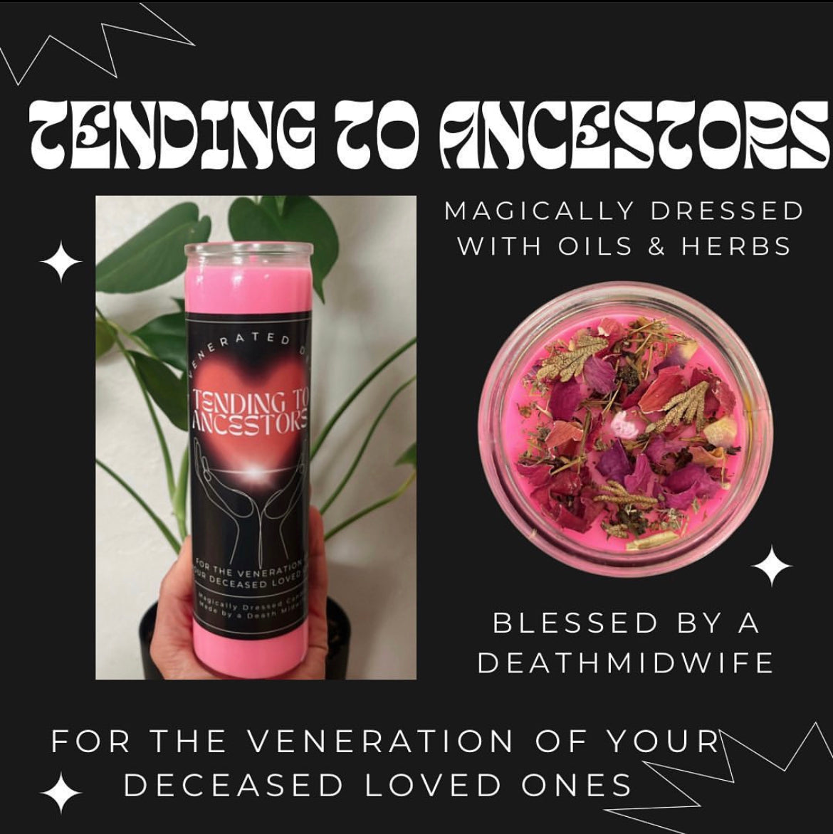 Tending To Ancestors Candle