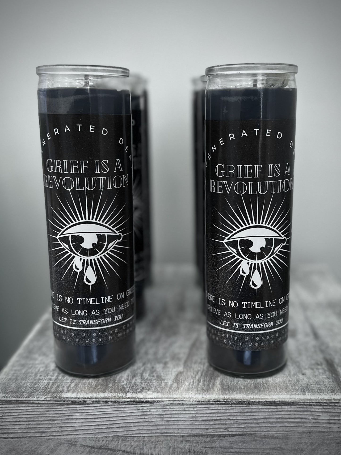 Grief is a Revolution Candle